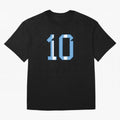 10 - Lionel Messi - Argentina Colours Classic T-Shirt Make Your Look Match the FIFA World Cup 2026 Journey through CR7 Highlights, Brazil Pride, Champion Mindset, Group Stage Buzz, Knockout Tension and Passionate Fan Culture; Ideal for Fans Who