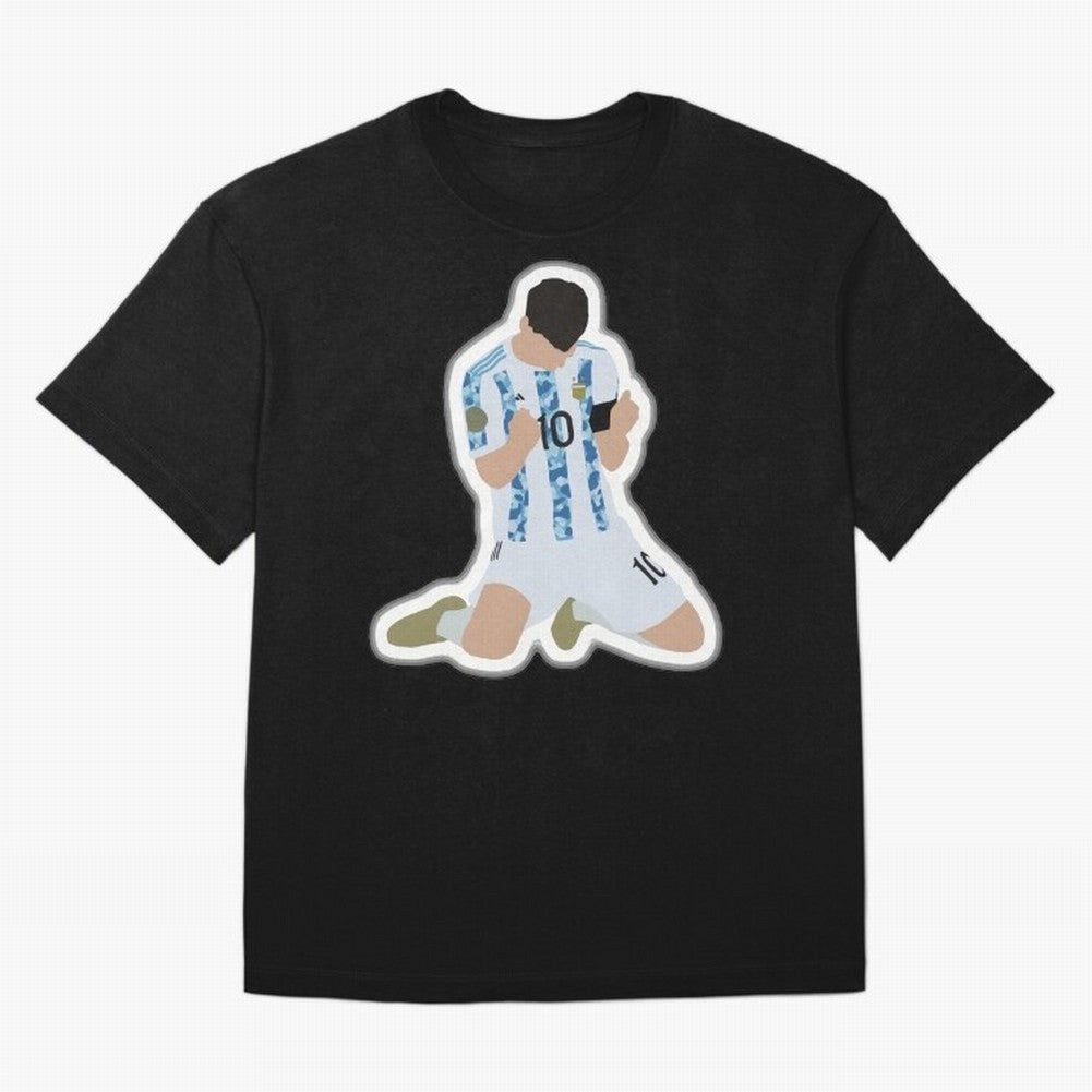 Messi Pop Art Portrait Classic T-Shirt Wear the Spirit of Global Football Passion for FIFA World Cup 2026, Made for Neymar, Portugal, Worldwide Fan Energy, Dramatic Goals, Stadium Lights and Championship Celebrations; Built for Supporters Chasing
