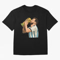 Messi Cup Oversized T-Shirt Stand with FIFA World Cup 2026 USA Canada Mexico for Fans of Messi, Neymar and Mbappe and France, Bringing Tournament Hype, Historic Matchups, Family Viewing Parties and Global Sports Pride; Built for Supporters Chasing