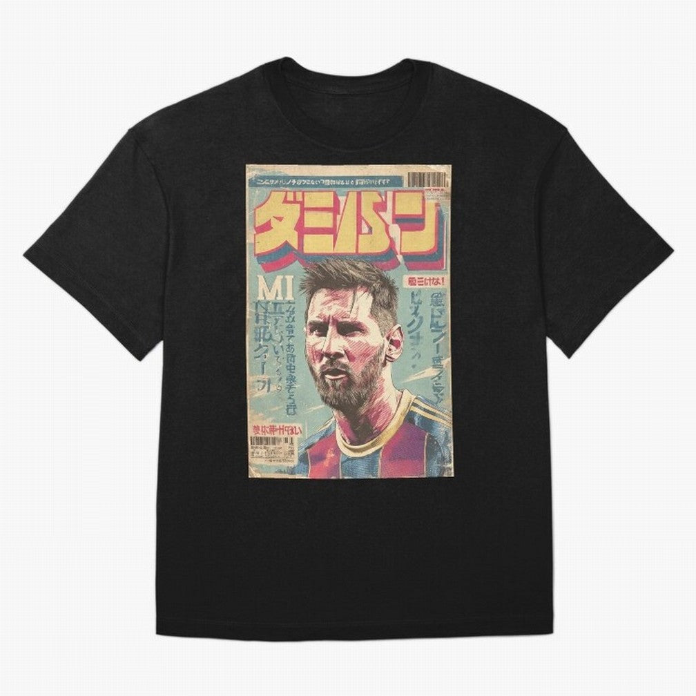 Messi the Goat Japanese Vintage Poster Classic T-Shirt Keep the Legacy of FIFA World Cup 2026 USA Canada Mexico Spirit, Centered on Netherlands, Haaland and Mbappe, Classic Soccer Heritage, Championship Pressure, Fan Loyalty and International