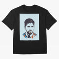 Messi Pop Art Portrait Classic T-Shirt Bring Retro Soccer Energy to FIFA World Cup 2026 Group Stage Filled with Cristiano Ronaldo, England and Germany Energy, Game Day Rituals, Football Legends, Country Pride and the Road to the Final; Ideal for