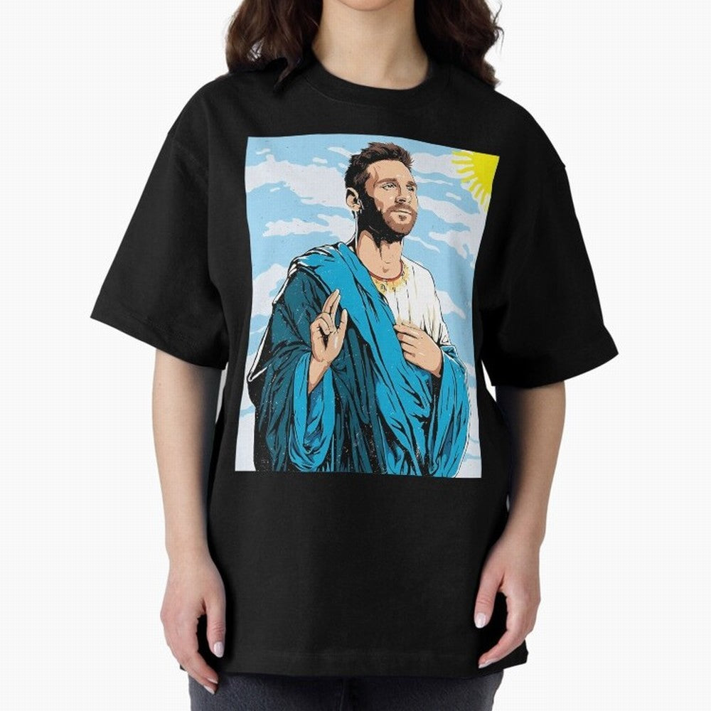 messi god Essential T-Shirt Show Support during FIFA World Cup 2026 USA Canada Mexico Filled with Mbappe, Portugal Energy, Stadium Chants, National Pride, Trophy Dreams and Unforgettable Football Memories; Great for Watch Parties, Sports Bars,