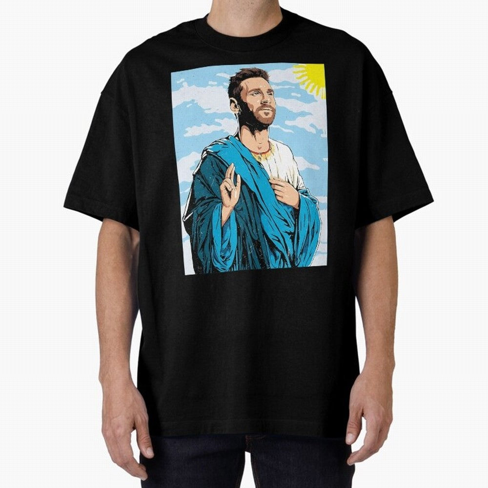 messi god Essential T-Shirt Show Support during FIFA World Cup 2026 USA Canada Mexico Filled with Mbappe, Portugal Energy, Stadium Chants, National Pride, Trophy Dreams and Unforgettable Football Memories; Great for Watch Parties, Sports Bars,