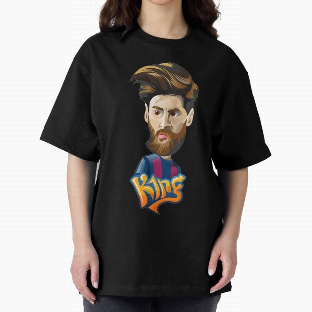 Lionel Messi Classic T-Shirt Show Up for the Glory of FIFA World Cup 2026 USA Canada Mexico Spirit, with Brazil, Portugal and Argentina, Haaland and Mbappe, Vintage Soccer Flavor, Modern Football Stars, National Flags and Final Night Emotion; Great