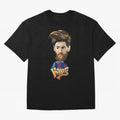Lionel Messi Classic T-Shirt Show Up for the Glory of FIFA World Cup 2026 USA Canada Mexico Spirit, with Brazil, Portugal and Argentina, Haaland and Mbappe, Vintage Soccer Flavor, Modern Football Stars, National Flags and Final Night Emotion; Great