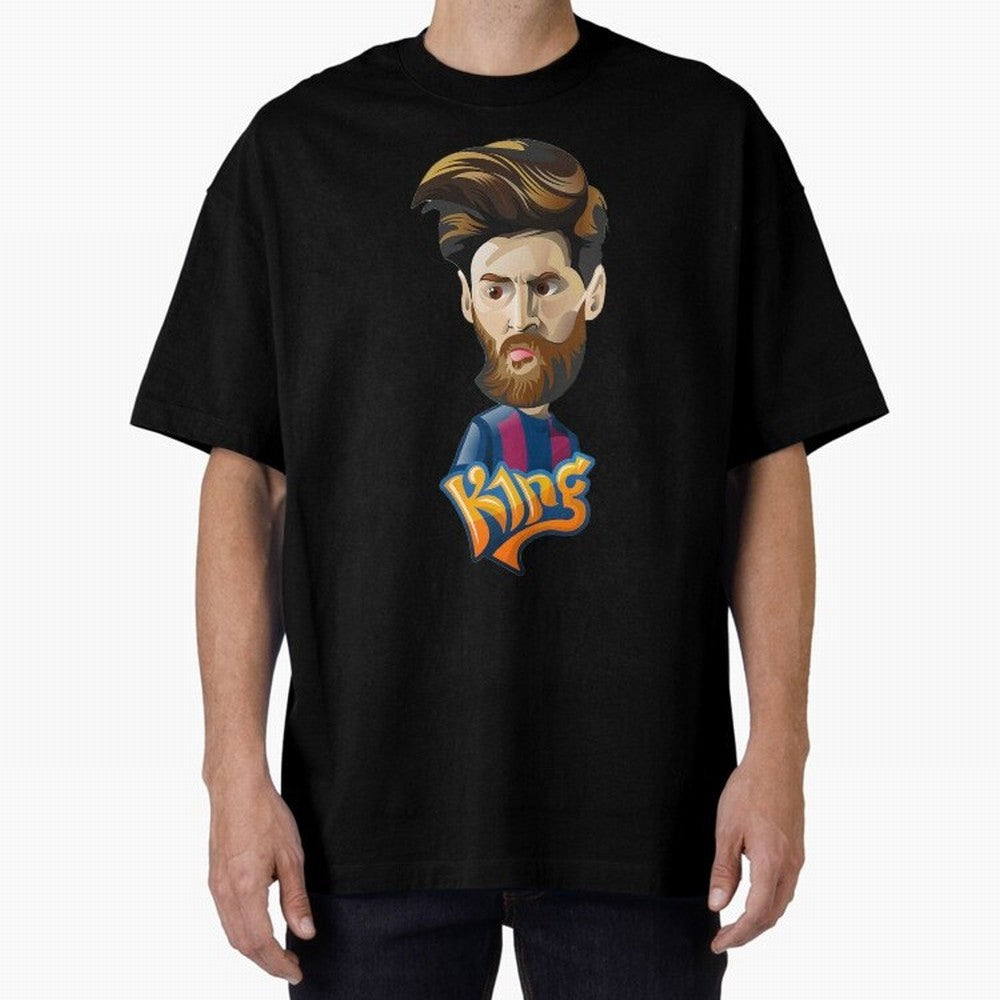 Lionel Messi Classic T-Shirt Show Up for the Glory of FIFA World Cup 2026 USA Canada Mexico Spirit, with Brazil, Portugal and Argentina, Haaland and Mbappe, Vintage Soccer Flavor, Modern Football Stars, National Flags and Final Night Emotion; Great