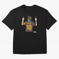 Lionel Messi's famous gesture of pointing to the sky Classic T-Shirt Honor Champions and Dreams in Global Football Passion for FIFA World Cup 2026 USA Canada Mexico, Featuring Mbappe, Germany, Stadium Memories, Football Loyalty, International