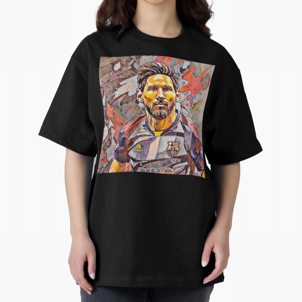 Messi Pop Art Portrait Classic T-Shirt Upgrade FIFA World Cup 2026 Inspired by Neymar, France and Portugal Energy, Vintage Soccer Flavor, Modern Football Stars, National Flags and Final Night Emotion; Great for Supporters Who Love Legendary