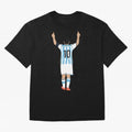 Messi Pop Art Portrait Classic T-Shirt Fuel Global Football Passion for FIFA World Cup 2026 USA Canada Mexico, Built around Neymar, Brazil, Portugal and Argentina, Fan Favorite Moments, National Team Passion, Big Match Drama and Soccer History;