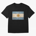 Vintage Argentina Flag Soccer Fan Design Classic T-Shirt Represent Match Day Hype around FIFA World Cup 2026 Group Stage, Mbappe, Brazil, Portugal and Argentina, Goal Celebration Energy, Supporter Heritage, Football Icons and Worldwide Tournament