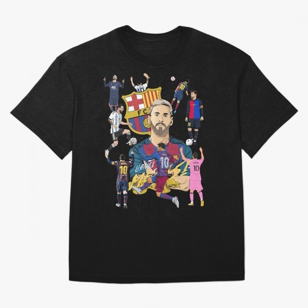 Messi Pop Art Portrait Classic T-Shirt Show Match Day Excitement for Match Day Hype around FIFA World Cup 2026, Haaland, Brazil, Retro Football Energy, Iconic Rivalries, Trophy Chase Drama and Stadium Atmosphere; Made for Die Hard Supporters,