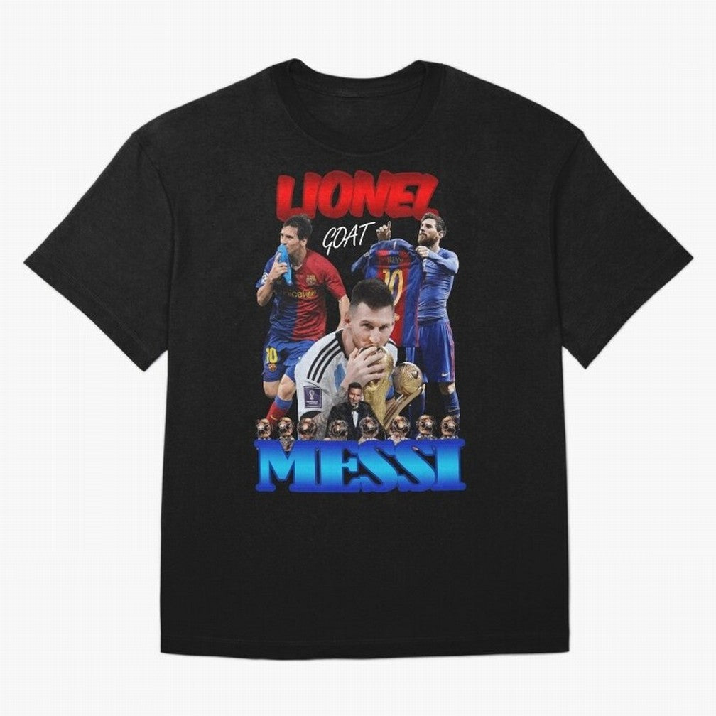 Messi The GOAT Classic T-Shirt Share FIFA World Cup 2026 with Messi, Neymar and Mbappe, Spain and Netherlands Energy, Football Festival Excitement, Trophy Ambitions, Country Rivalries and Star Player Buzz; Created for Match Day Parties, Soccer