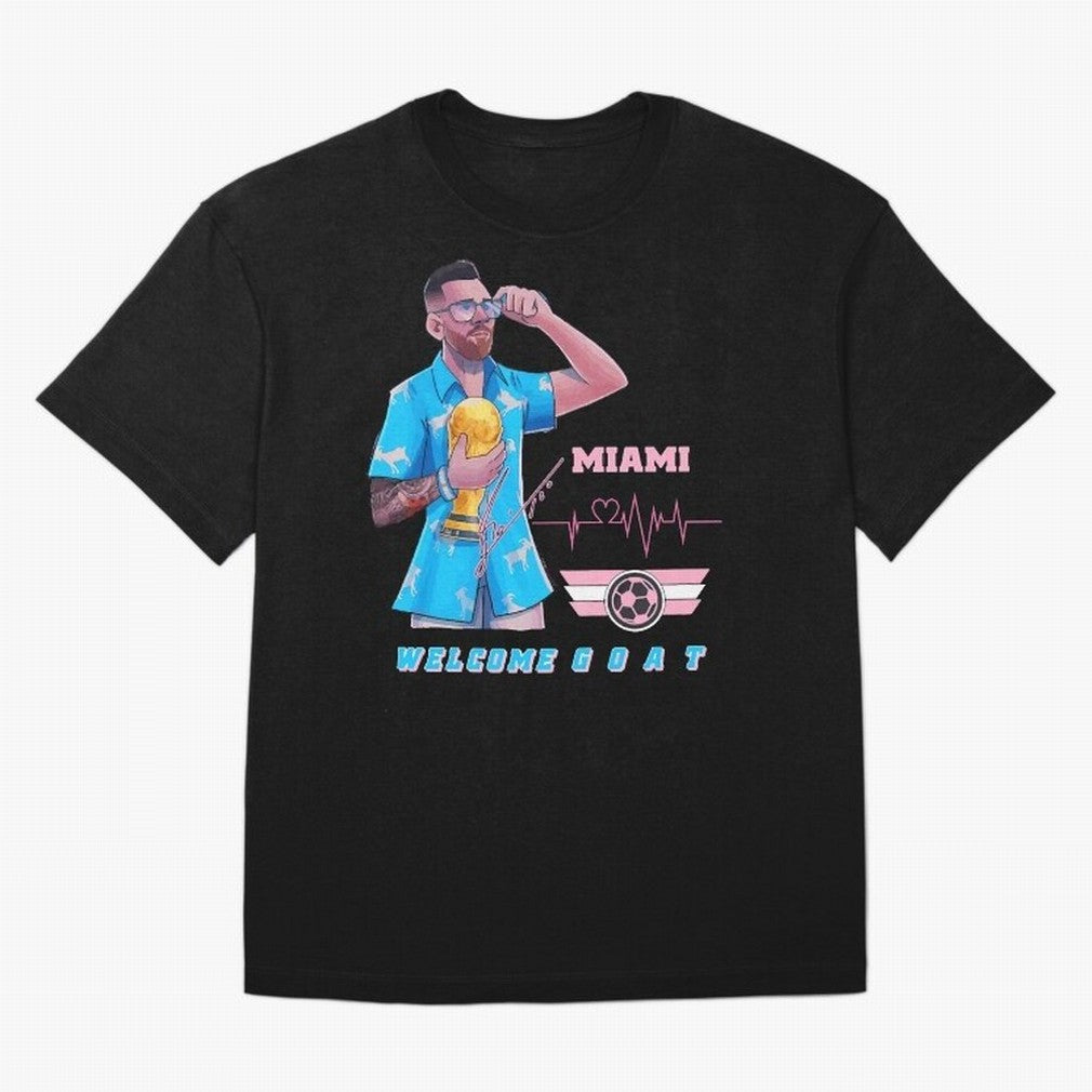 Messi The GOAT Classic T-Shirt Fuel Your Fan Pride for Global Football Passion for FIFA World Cup 2026 USA Canada Mexico, Capturing Messi, France and Portugal, Championship Spirit, Famous Goals, Roaring Crowds and International Football Unity;