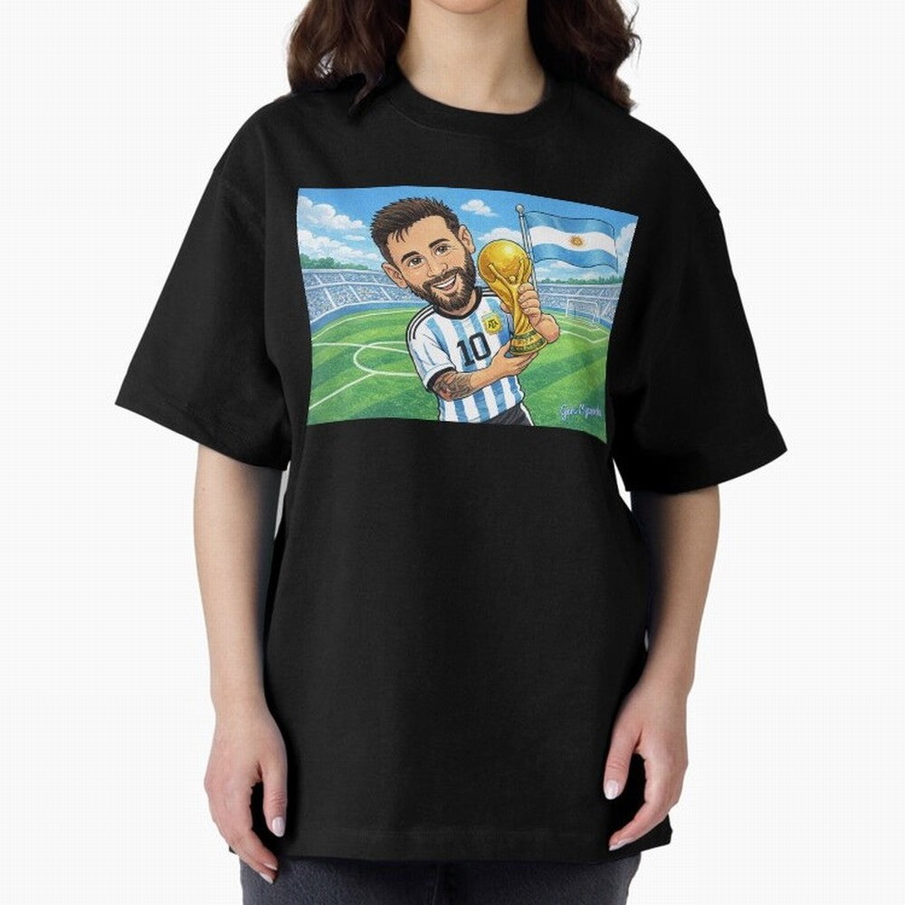 Lionel Messi Argentina World Cup 2022 Classic T-Shirt Carry National Pride through Match Day Hype around FIFA World Cup 2026 USA Canada Mexico, Neymar, Netherlands, Sports Nostalgia, International Competition, Famous Players and Unforgettable