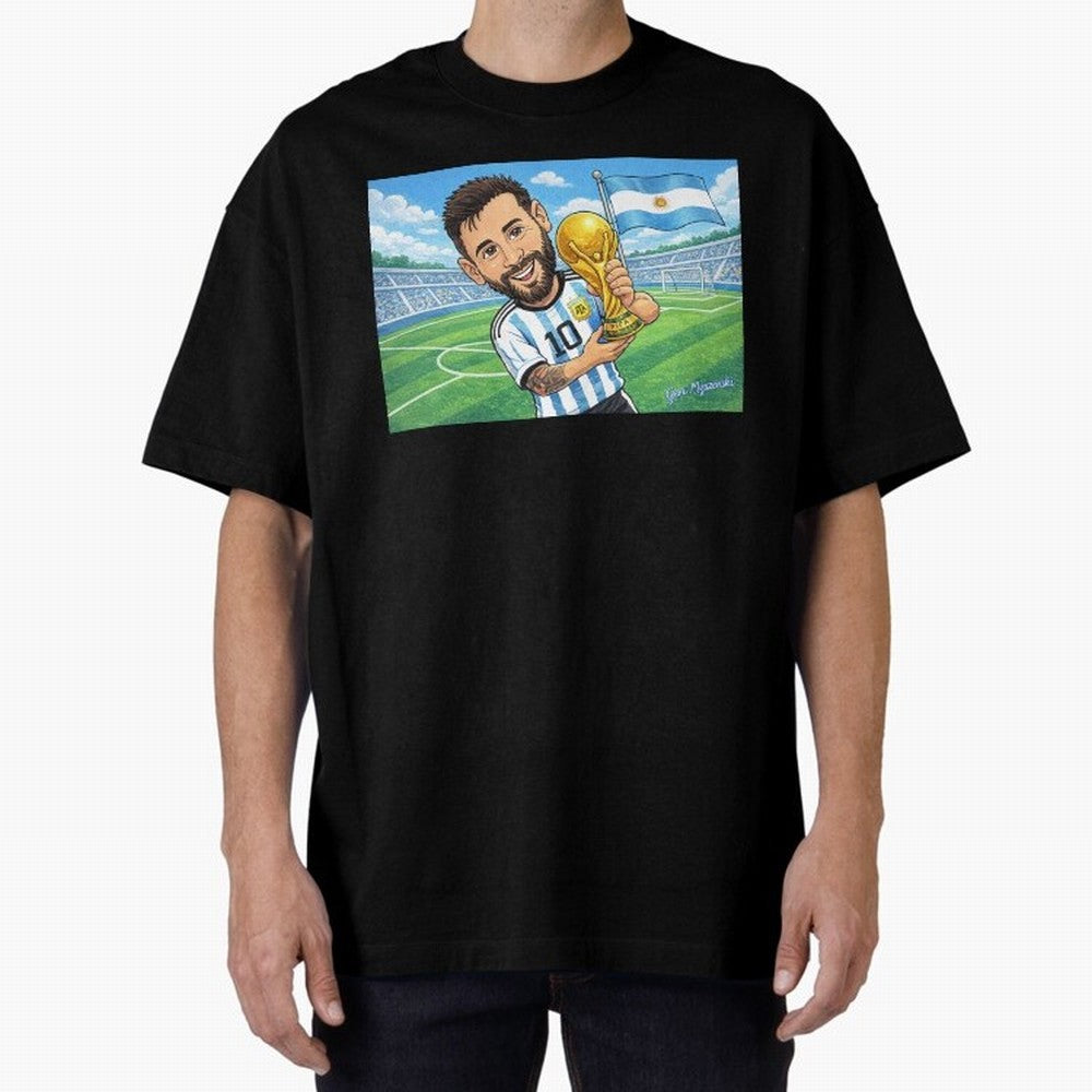 Lionel Messi Argentina World Cup 2022 Classic T-Shirt Carry National Pride through Match Day Hype around FIFA World Cup 2026 USA Canada Mexico, Neymar, Netherlands, Sports Nostalgia, International Competition, Famous Players and Unforgettable