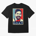 Messi Pop Art Portrait Classic T-Shirt Celebrate Classic Football Spirit in Global Football Passion for FIFA World Cup 2026, Made for Neymar, Argentina, France and Brazil, Champion Mindset, Group Stage Buzz, Knockout Tension and Passionate Fan