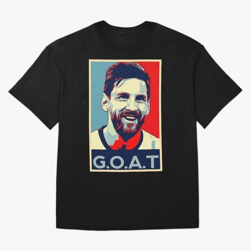 Messi Pop Art Portrait Classic T-Shirt Celebrate Classic Football Spirit in Global Football Passion for FIFA World Cup 2026, Made for Neymar, Argentina, France and Brazil, Champion Mindset, Group Stage Buzz, Knockout Tension and Passionate Fan
