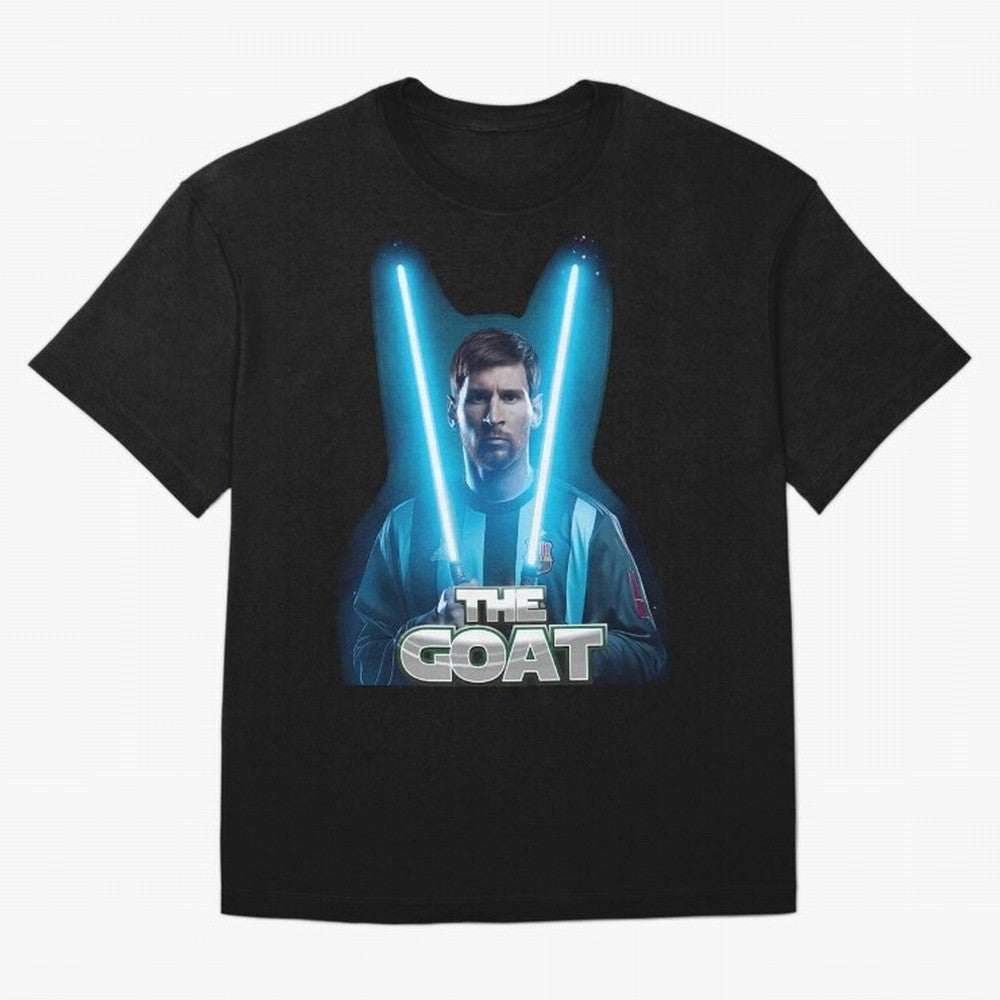 Messi Pop Art Portrait Oversized T-Shirt Fuel Match Day Hype around FIFA World Cup 2026 Group Stage, CR7 and Messi, Argentina and Brazil, Classic Soccer Heritage, Championship Pressure, Fan Loyalty and International Pride; Ideal for Football Dads,