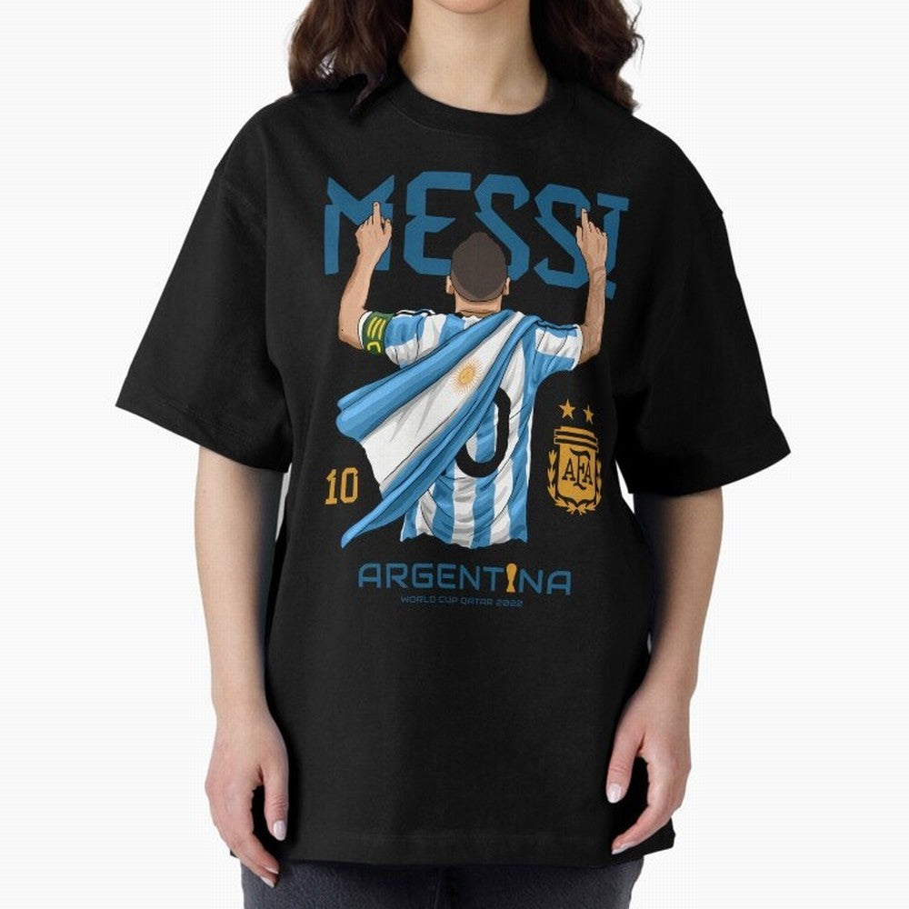 Lionel Messi Argentina Champions World Cup Essential T-Shirt Show Your Stadium Side during FIFA World Cup 2026 Featuring Messi, Neymar and Mbappe, Argentina and Brazil Energy, Classic Soccer Heritage, Championship Pressure, Fan Loyalty and