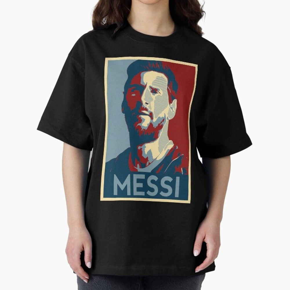 Lionel Messi Oversized T-Shirt Make Every Kick Count in FIFA World Cup 2026 Centered on Haaland, Brazil, Portugal and Argentina Energy, Supporter Pride, Iconic Celebrations, Legendary Names and Global Match Day Energy; Made for Collectors Who Enjoy