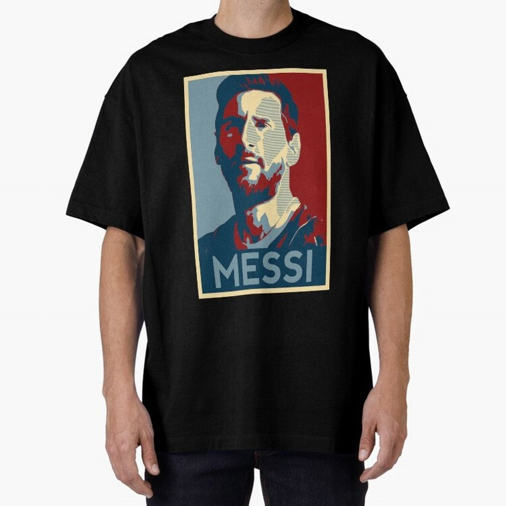 Lionel Messi Oversized T-Shirt Make Every Kick Count in FIFA World Cup 2026 Centered on Haaland, Brazil, Portugal and Argentina Energy, Supporter Pride, Iconic Celebrations, Legendary Names and Global Match Day Energy; Made for Collectors Who Enjoy