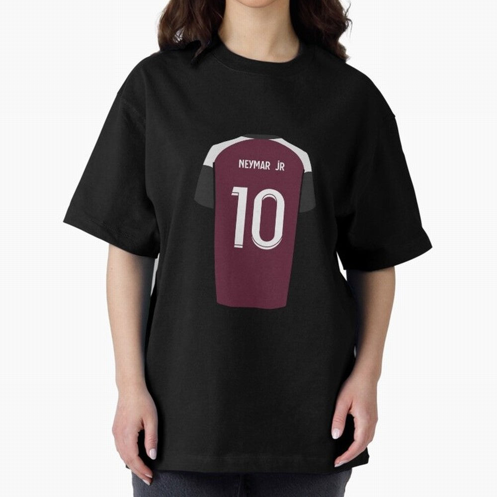 Neymar 2020/21 Jersey Oversized T-Shirt Celebrate Classic Football Spirit in FIFA World Cup 2026 Group Stage for Fans of Haaland and France, Bringing Soccer Culture, Superstar Moments, National Team Dreams and Competitive Fire; Ideal for Football