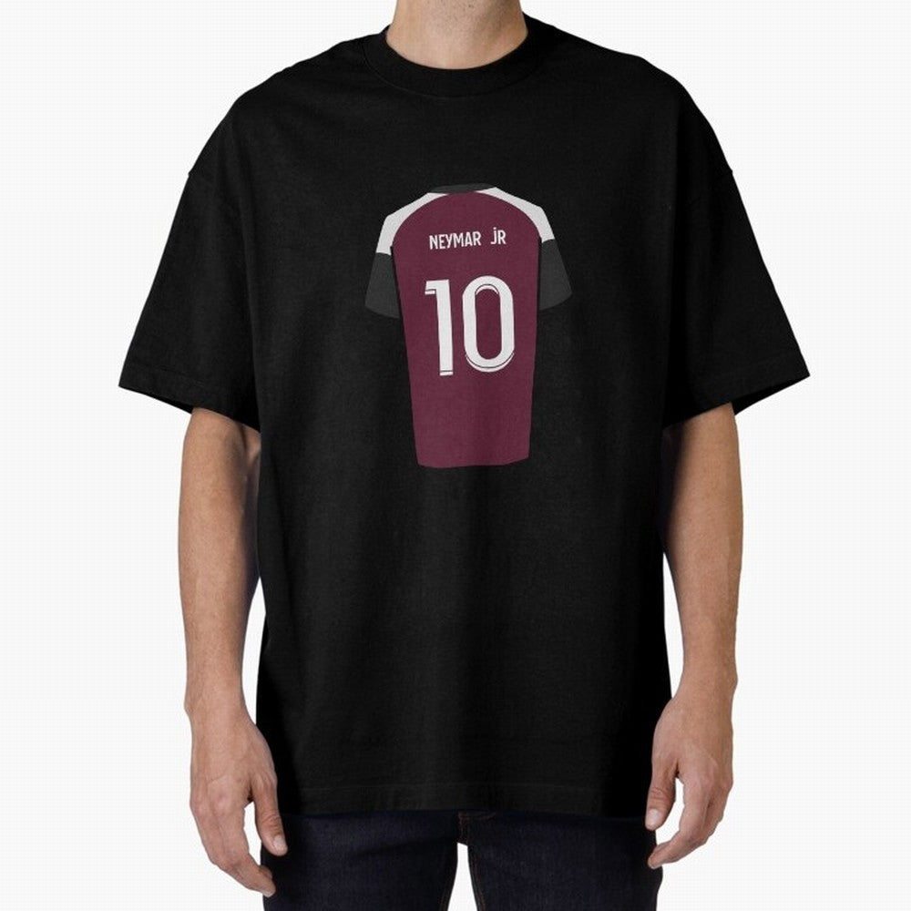 Neymar 2020/21 Jersey Oversized T-Shirt Celebrate Classic Football Spirit in FIFA World Cup 2026 Group Stage for Fans of Haaland and France, Bringing Soccer Culture, Superstar Moments, National Team Dreams and Competitive Fire; Ideal for Football