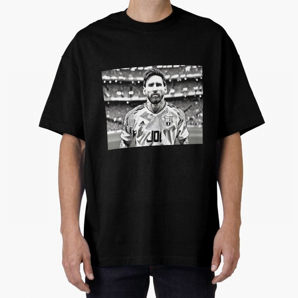 messi miami Oversized T-Shirt Mark Match Day Hype around FIFA World Cup 2026, Haaland, Portugal, Classic Soccer Heritage, Championship Pressure, Fan Loyalty and International Pride; Ideal for Passionate Fans Who Love Underdog Stories, Superstar