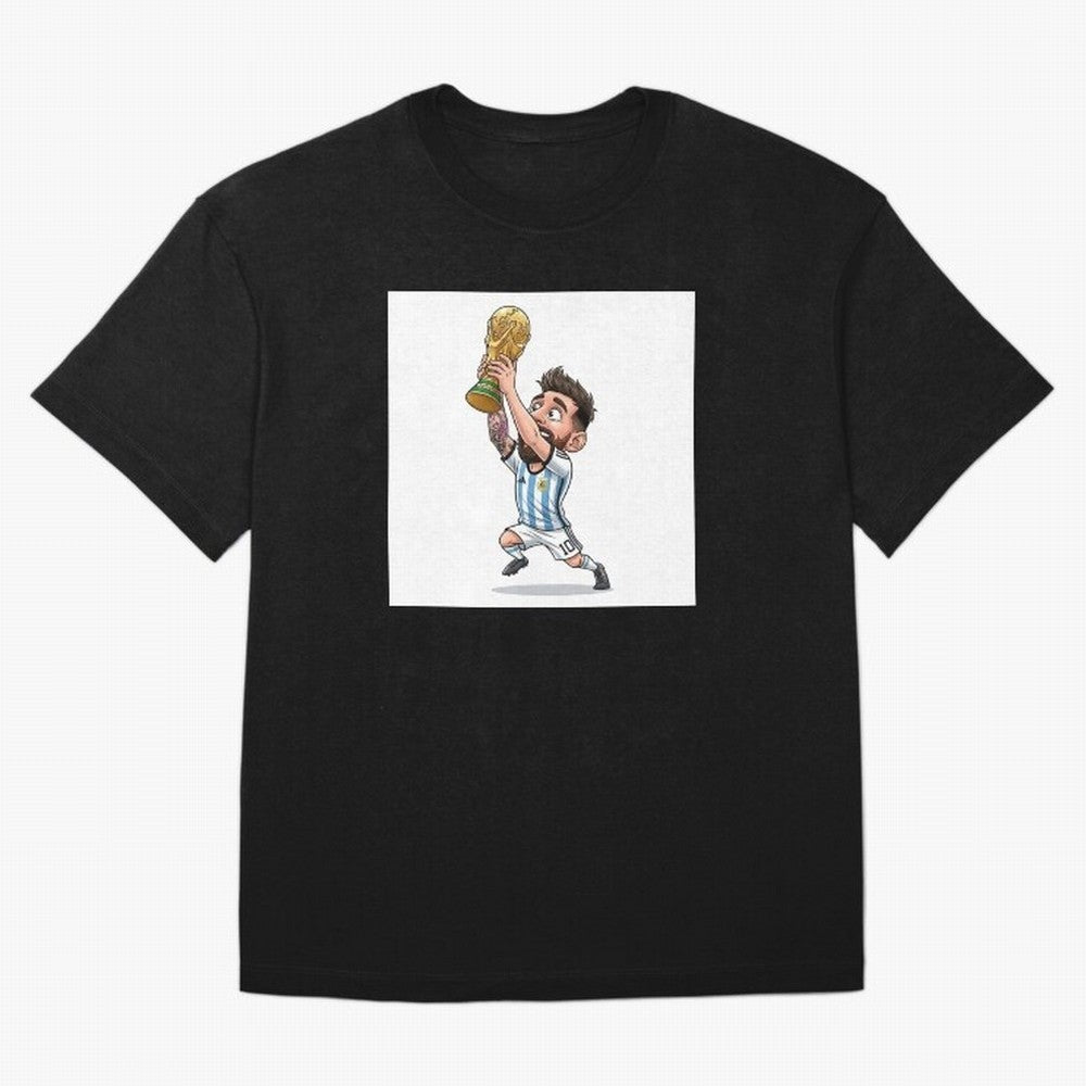 Lionel Messi Oversized T-Shirt Remember Iconic Moments from FIFA World Cup 2026 USA Canada Mexico Spirit, Featuring France and Portugal, Messi, Retro Football Energy, Iconic Rivalries, Trophy Chase Drama and Stadium Atmosphere; Created for Match
