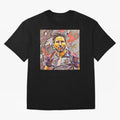 Messi art Oversized T-Shirt Follow FIFA World Cup 2026 USA Canada Mexico Spirit, with Portugal, CR7, Sports Nostalgia, International Competition, Famous Players and Unforgettable Victories; Perfect for People Who Love Argentina, Brazil, France,