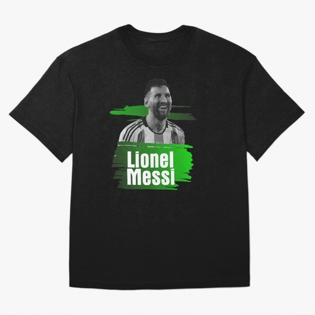 Lionel Messi Oversized T-Shirt Cheer for FIFA World Cup 2026 Made for Haaland, Brazil Energy, Match Day Excitement, Supporter Culture, Golden Goals and Global Football Passion; Made for Die Hard Supporters, Soccer Lovers, Game Day Photos and