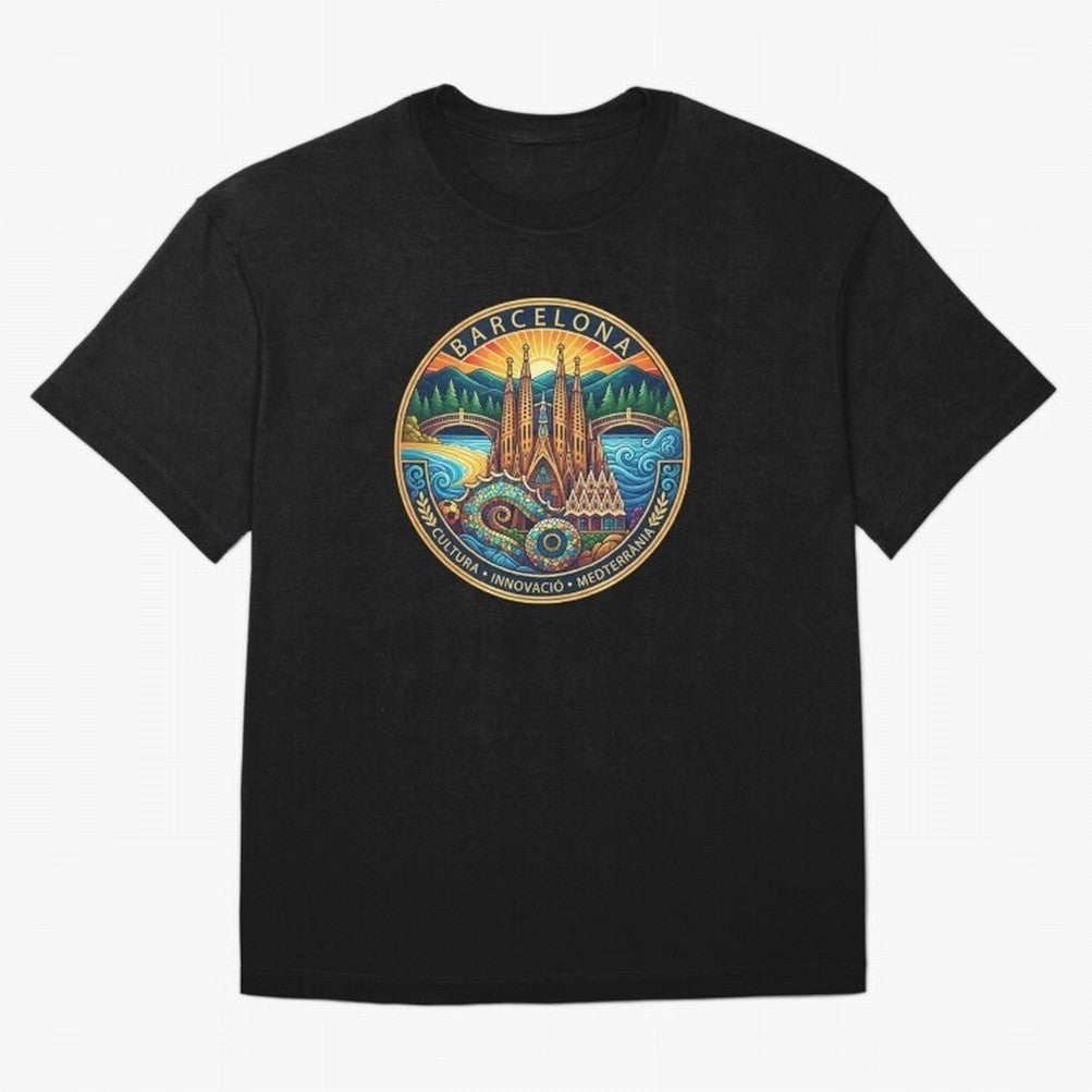 BARCELONA Oversized T-Shirt Celebrate Fan Culture around FIFA World Cup 2026 USA Canada Mexico Spirit, Capturing France and Portugal, Messi, Stadium Memories, Football Loyalty, International Chants and Championship Tradition; Ideal for Fans Who