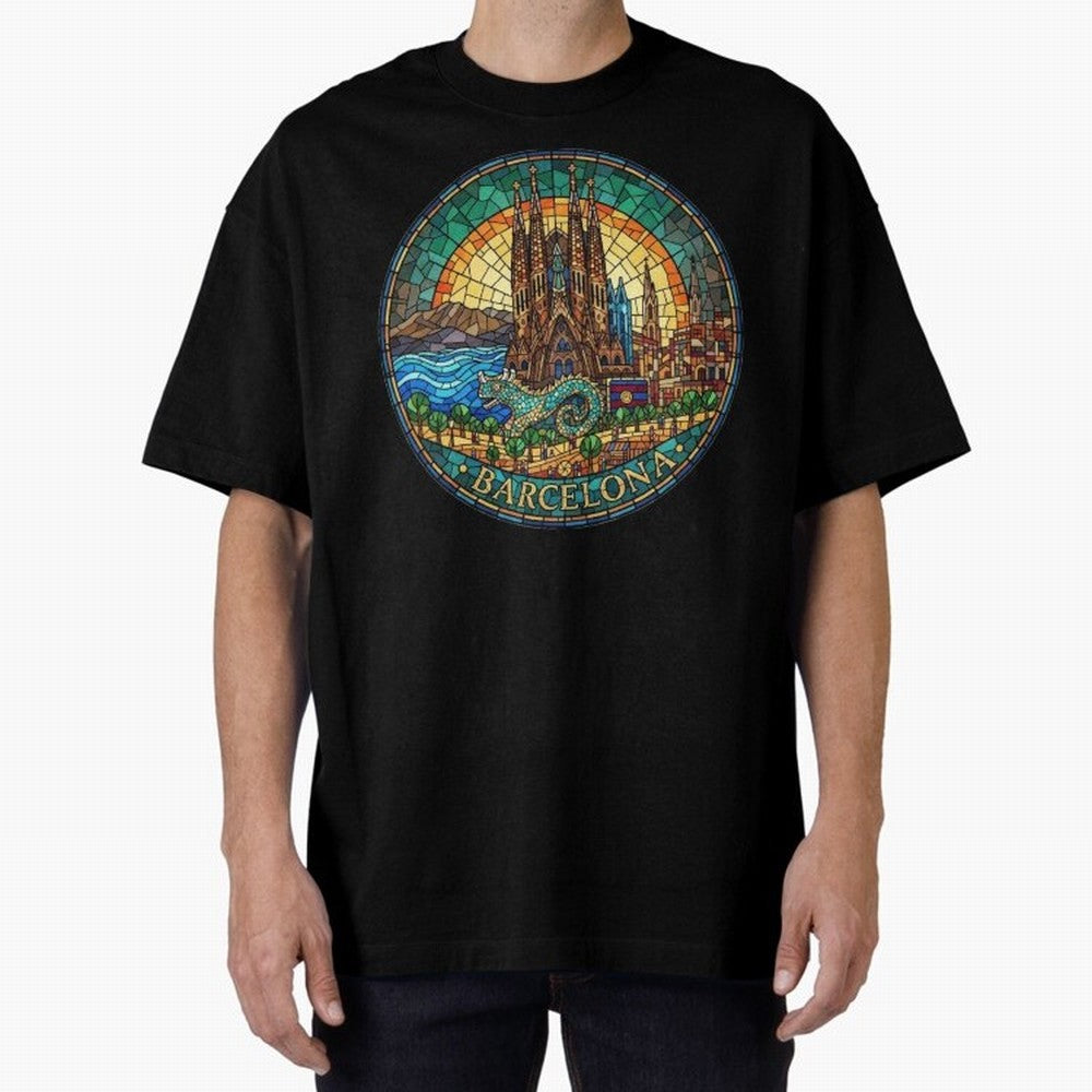 BARCELONA Classic T-Shirt Live the Energy of Global Football Passion for FIFA World Cup 2026 USA Canada Mexico, Filled with CR7 and Messi, France and Portugal, Worldwide Fan Energy, Dramatic Goals, Stadium Lights and Championship Celebrations;