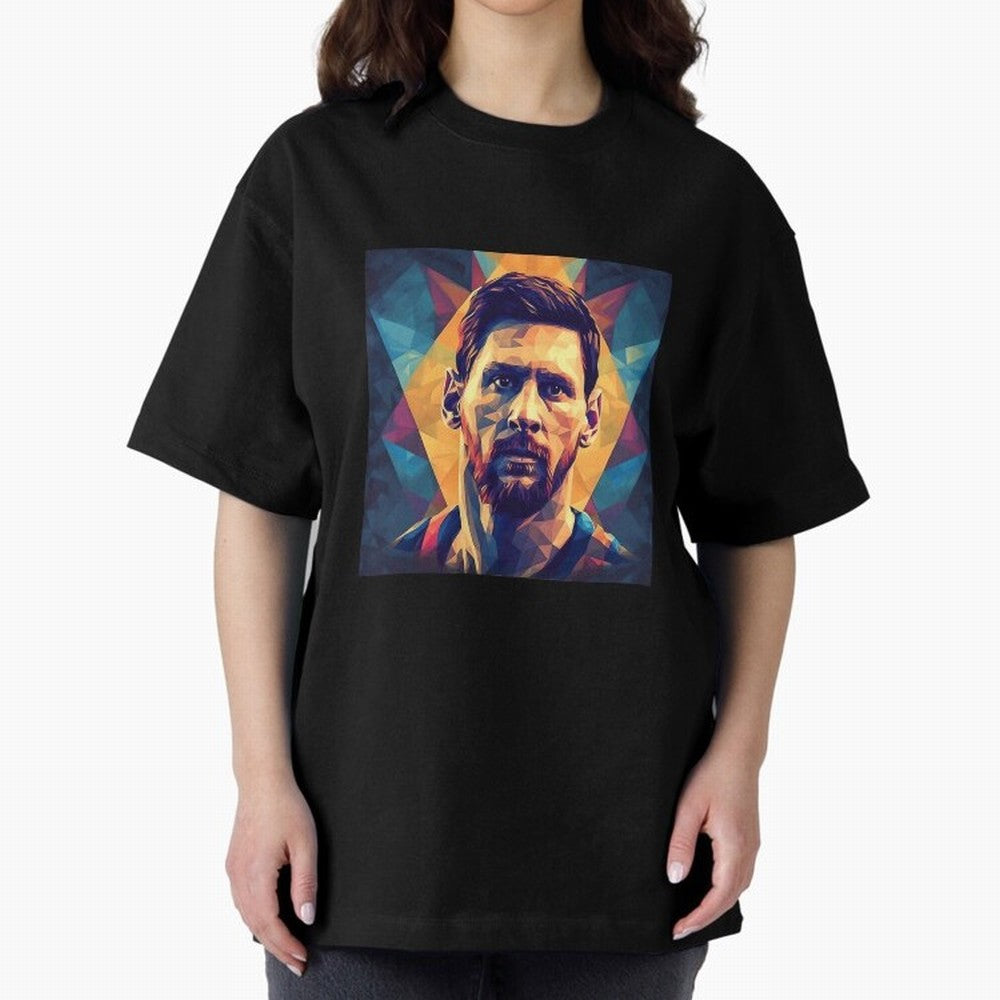 Lionel Messi Portrait Vector Classic T-Shirt Get Ready for the FIFA World Cup 2026 Group Stage Journey through Mbappe Highlights, Brazil, Portugal and Argentina Pride, Classic Soccer Heritage, Championship Pressure, Fan Loyalty and International