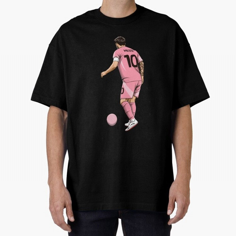 Lionel Messi Oversized T-Shirt Support Your Favorite Stars during Match Day Hype around FIFA World Cup 2026, Messi, CR7 and Mbappe, Argentina, Fan Favorite Moments, National Team Passion, Big Match Drama and Soccer History; Ideal for Passionate