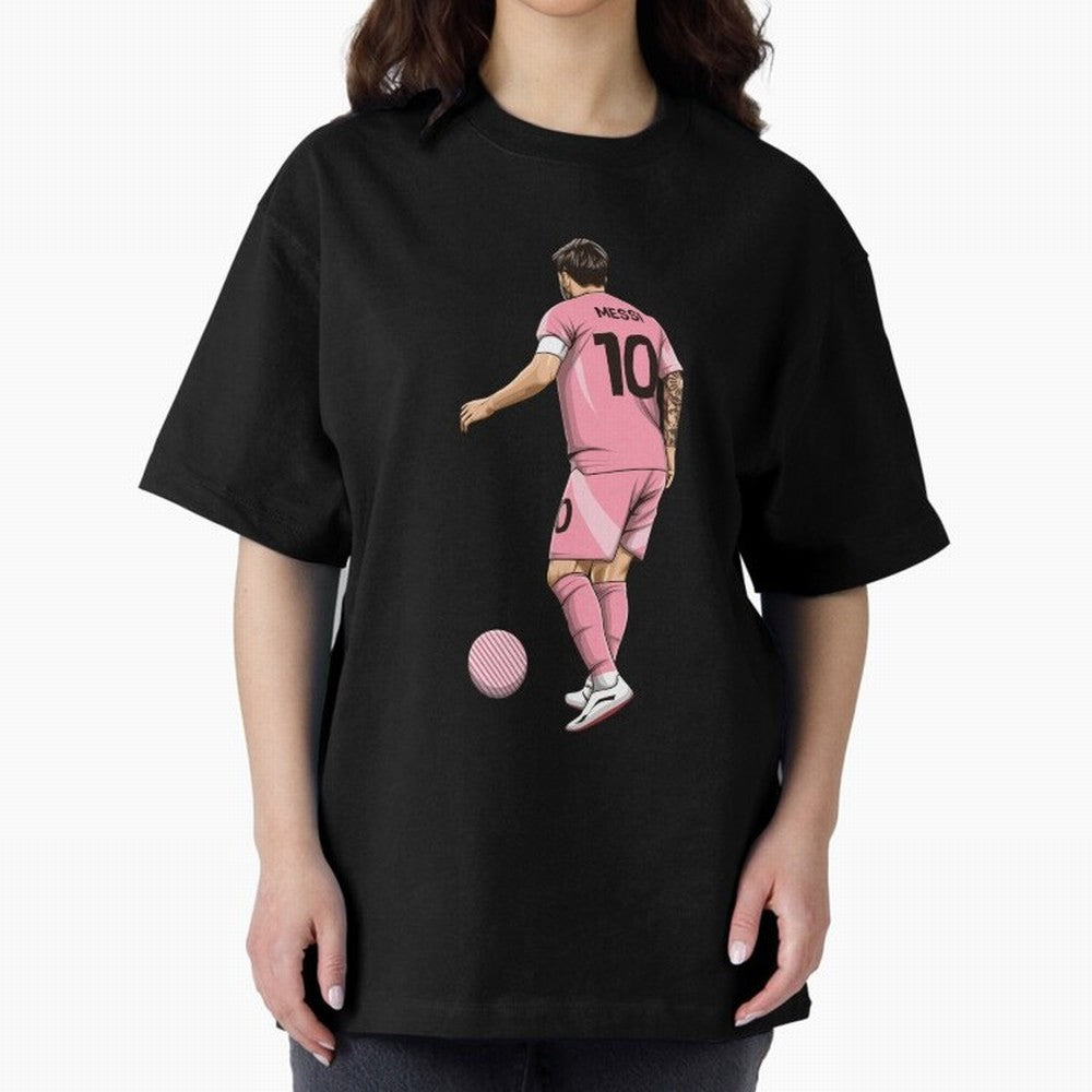 Lionel Messi Oversized T-Shirt Support Your Favorite Stars during Match Day Hype around FIFA World Cup 2026, Messi, CR7 and Mbappe, Argentina, Fan Favorite Moments, National Team Passion, Big Match Drama and Soccer History; Ideal for Passionate