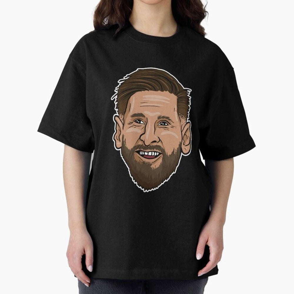 messi cartoon face Classic T-Shirt Relive the Noise and Pride of the FIFA World Cup 2026 Group Stage Journey through Cristiano Ronaldo Highlights, Portugal, Spain and Germany Pride, Football Passion, Legendary Performances, Festival Vibes and