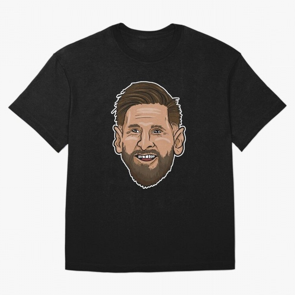 messi cartoon face Classic T-Shirt Relive the Noise and Pride of the FIFA World Cup 2026 Group Stage Journey through Cristiano Ronaldo Highlights, Portugal, Spain and Germany Pride, Football Passion, Legendary Performances, Festival Vibes and