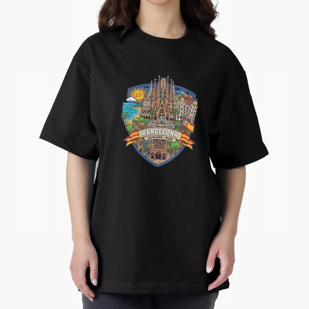 BARCELONA Classic T-Shirt Stand with FIFA World Cup 2026 Group Stage Spirit, Centered on Brazil, Haaland and Mbappe, Classic Soccer Heritage, Championship Pressure, Fan Loyalty and International Pride; Ideal for Football Dads, Football Moms,