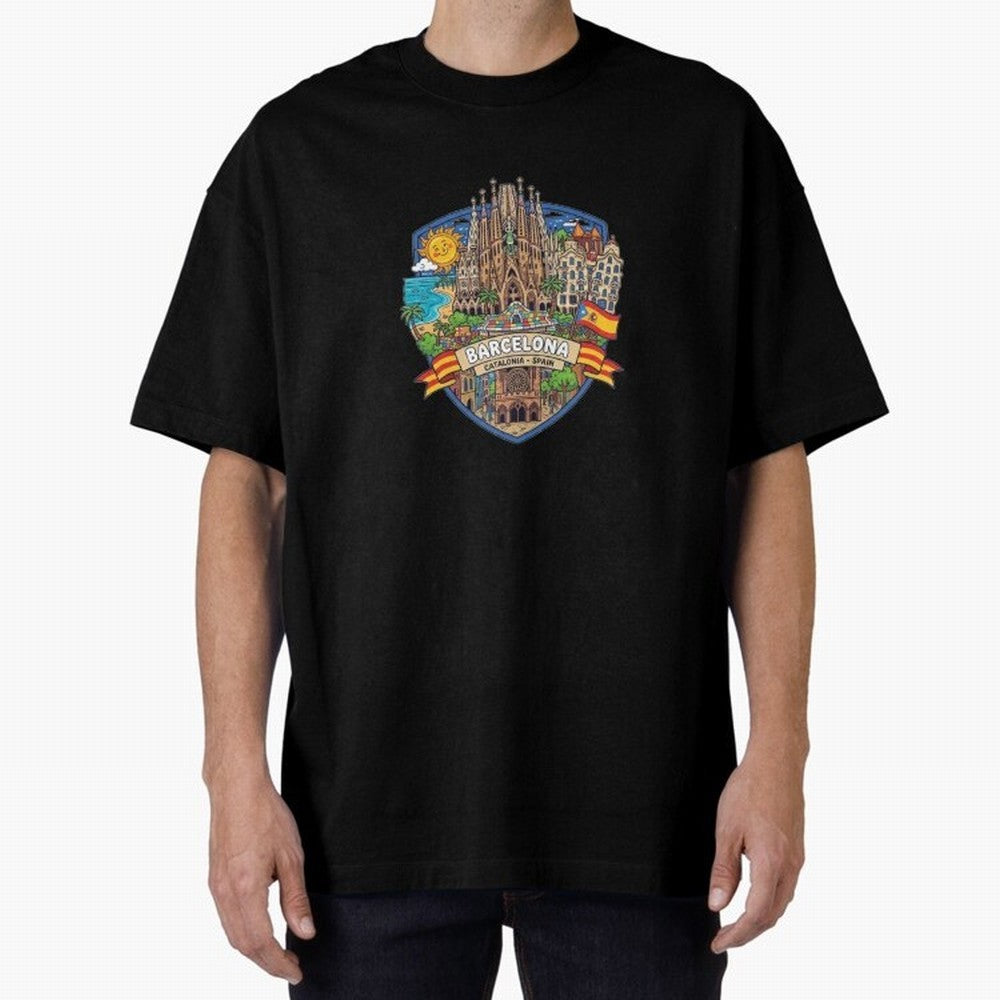 BARCELONA Classic T-Shirt Stand with FIFA World Cup 2026 Group Stage Spirit, Centered on Brazil, Haaland and Mbappe, Classic Soccer Heritage, Championship Pressure, Fan Loyalty and International Pride; Ideal for Football Dads, Football Moms,