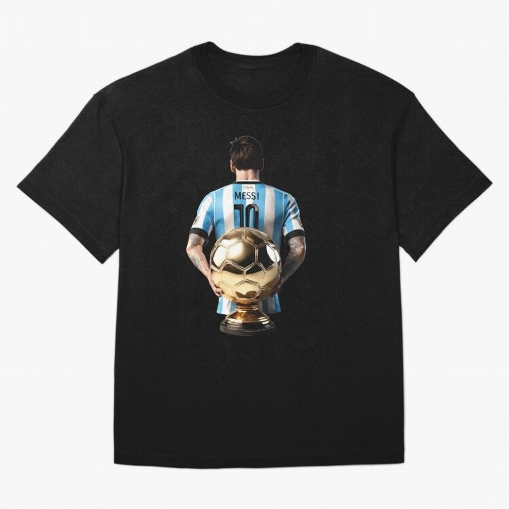 Soccer football lionel messi Barcellona Argentina illustration Oversized T-Shirt Embrace FIFA World Cup 2026 Group Stage Capturing Haaland and Mbappe, Netherlands Energy, Football History, Final Match Energy, Crowd Noise and Once in a Lifetime