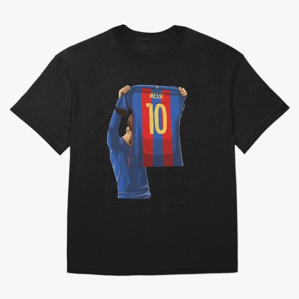 Lionel Messi Oversized T-Shirt Turn Up for the FIFA World Cup 2026 Journey through Messi, Neymar and Mbappe Highlights, France and Portugal Pride, Championship Spirit, Famous Goals, Roaring Crowds and International Football Unity; Ideal for