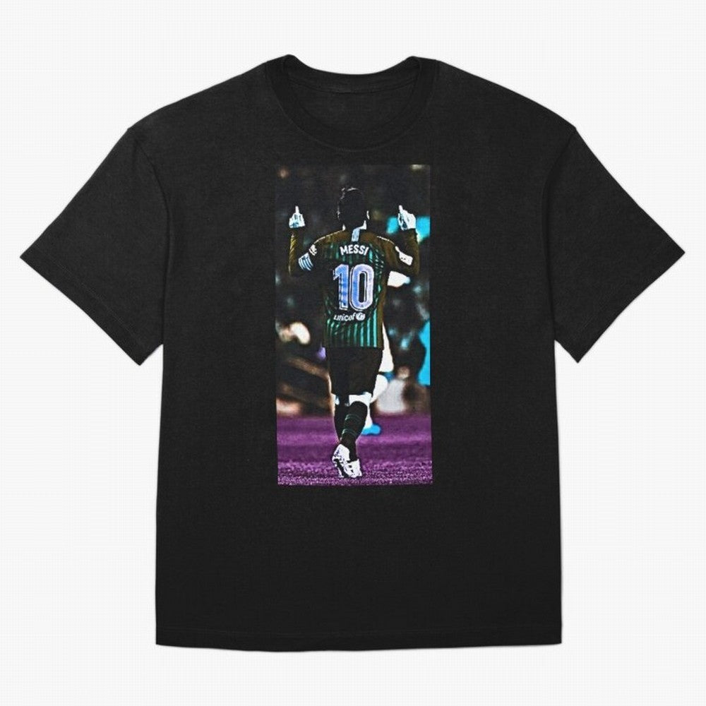 Lionel Messi Oversized T-Shirt Stand with Match Day Hype around FIFA World Cup 2026, Messi and Cristiano Ronaldo, Netherlands, Match Day Excitement, Supporter Culture, Golden Goals and Global Football Passion; Perfect for Supporters Who Want Bold