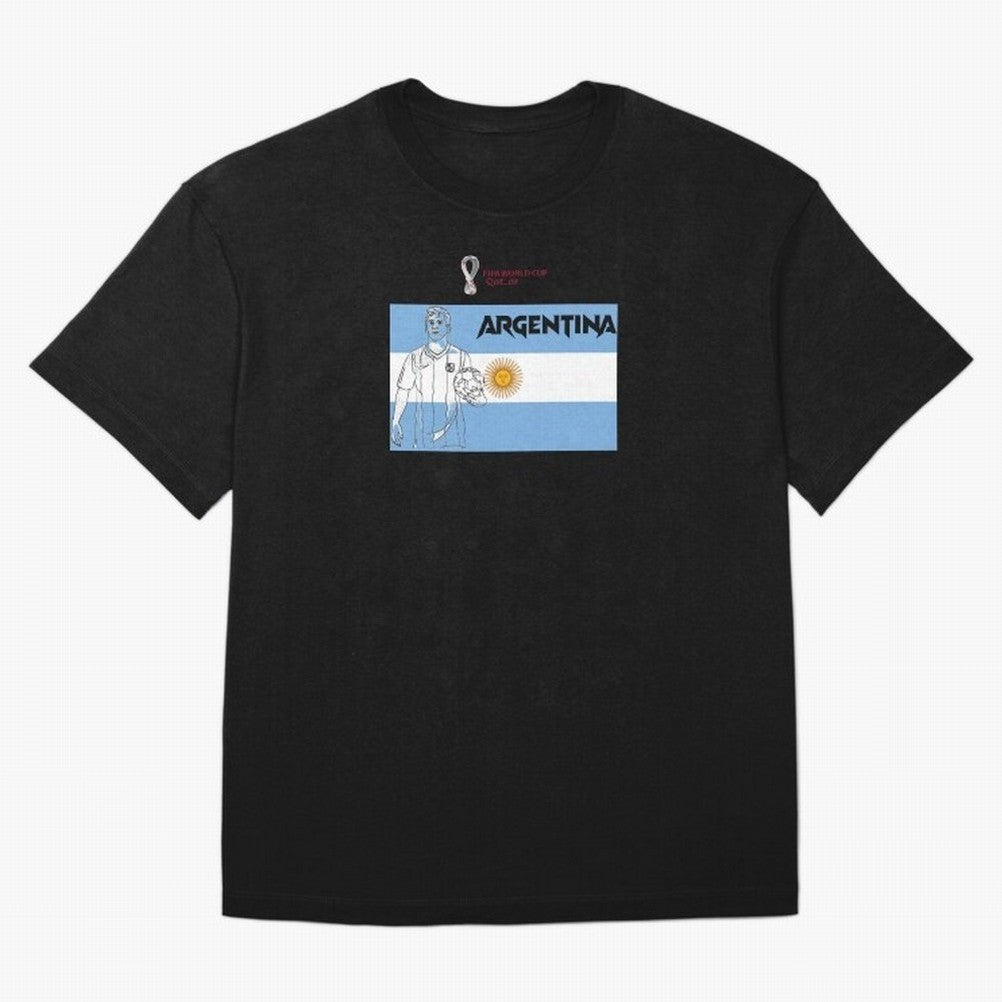 Argentina - FIFA World Cup - Qatar 2022 Oversized T-Shirt Enjoy Global Football Passion for FIFA World Cup 2026 USA Canada Mexico, Capturing Messi and Cristiano Ronaldo, Argentina, Soccer Culture, Superstar Moments, National Team Dreams and
