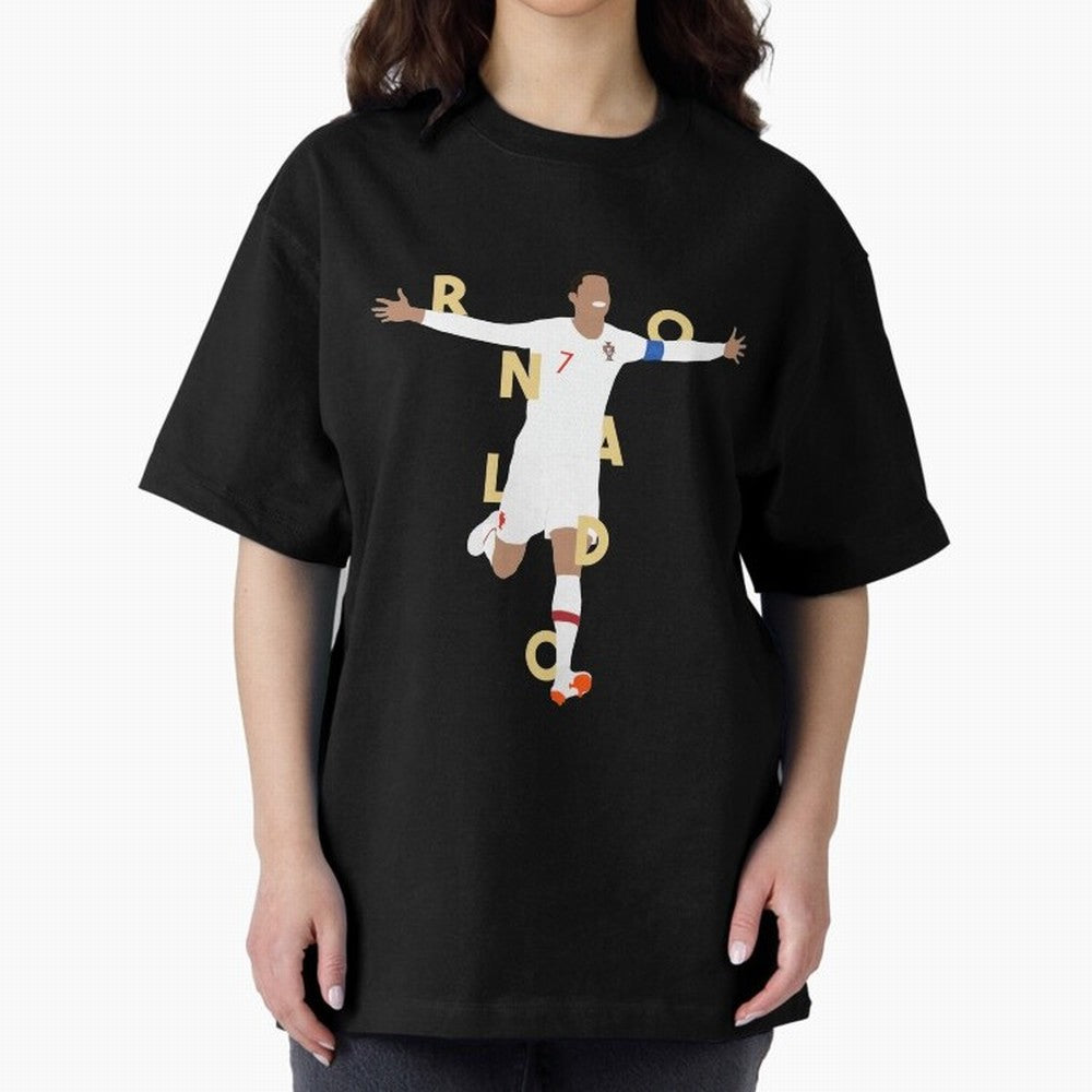 Ronaldo (Gold) Classic T-Shirt Join Supporters Worldwide for FIFA World Cup 2026 for Fans of Messi and Argentina, France and Brazil, Bringing Match Day Excitement, Supporter Culture, Golden Goals and Global Football Passion; Ideal for Football