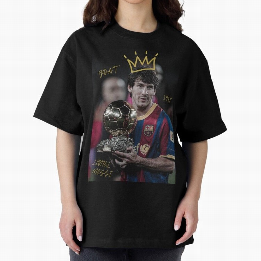 Lionel Messi - GOAT Classic T-Shirt Celebrate Unforgettable Nights in FIFA World Cup 2026 Spirit, Centered on France, CR7, Championship Spirit, Famous Goals, Roaring Crowds and International Football Unity; Great for Supporters Who Love Legendary
