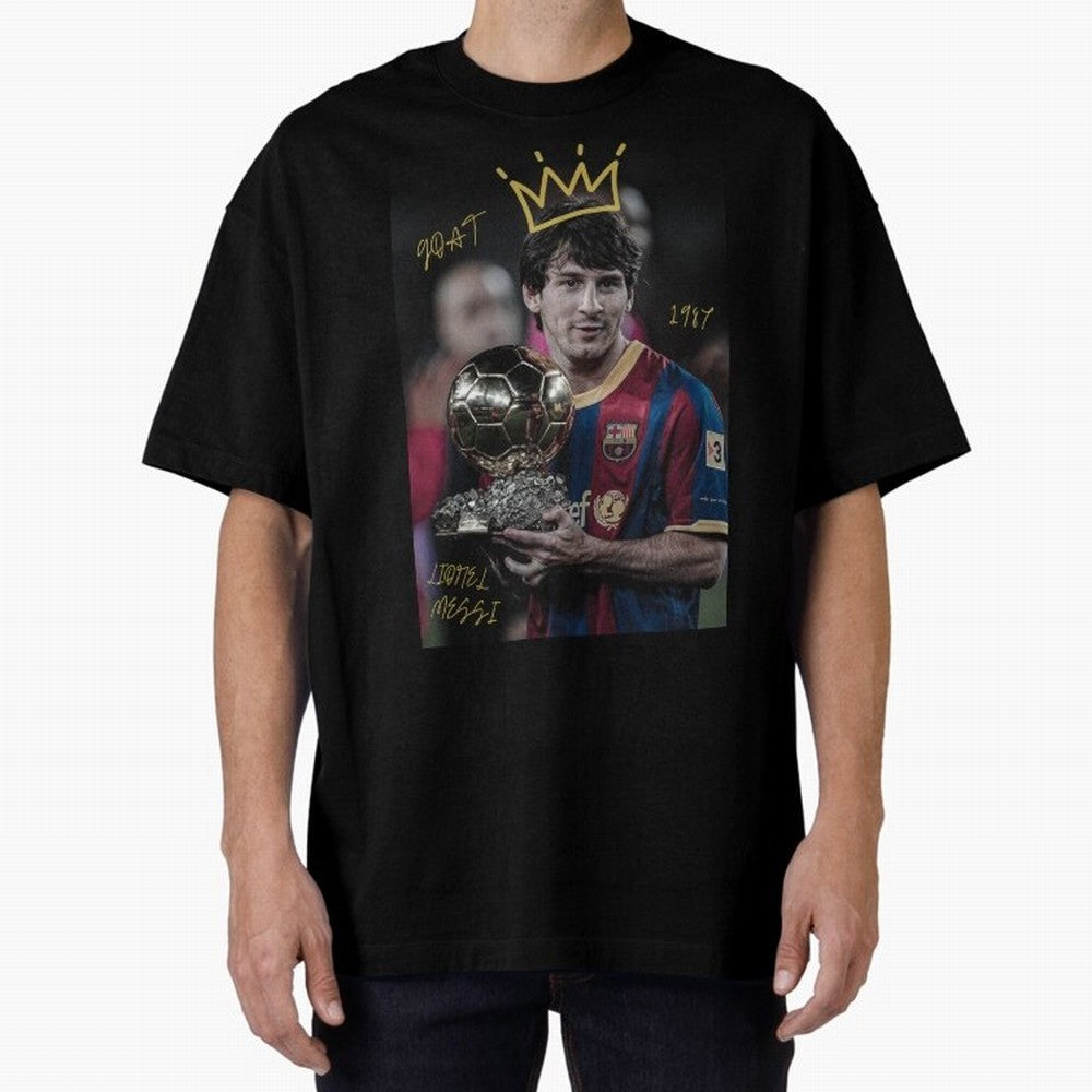 Lionel Messi - GOAT Classic T-Shirt Celebrate Unforgettable Nights in FIFA World Cup 2026 Spirit, Centered on France, CR7, Championship Spirit, Famous Goals, Roaring Crowds and International Football Unity; Great for Supporters Who Love Legendary
