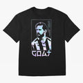 Lionel Messi Holographic Style Portrait art illustration Classic T-Shirt Discover FIFA World Cup 2026 USA Canada Mexico for Fans of Neymar and France and Portugal, Bringing Sports Nostalgia, International Competition, Famous Players and
