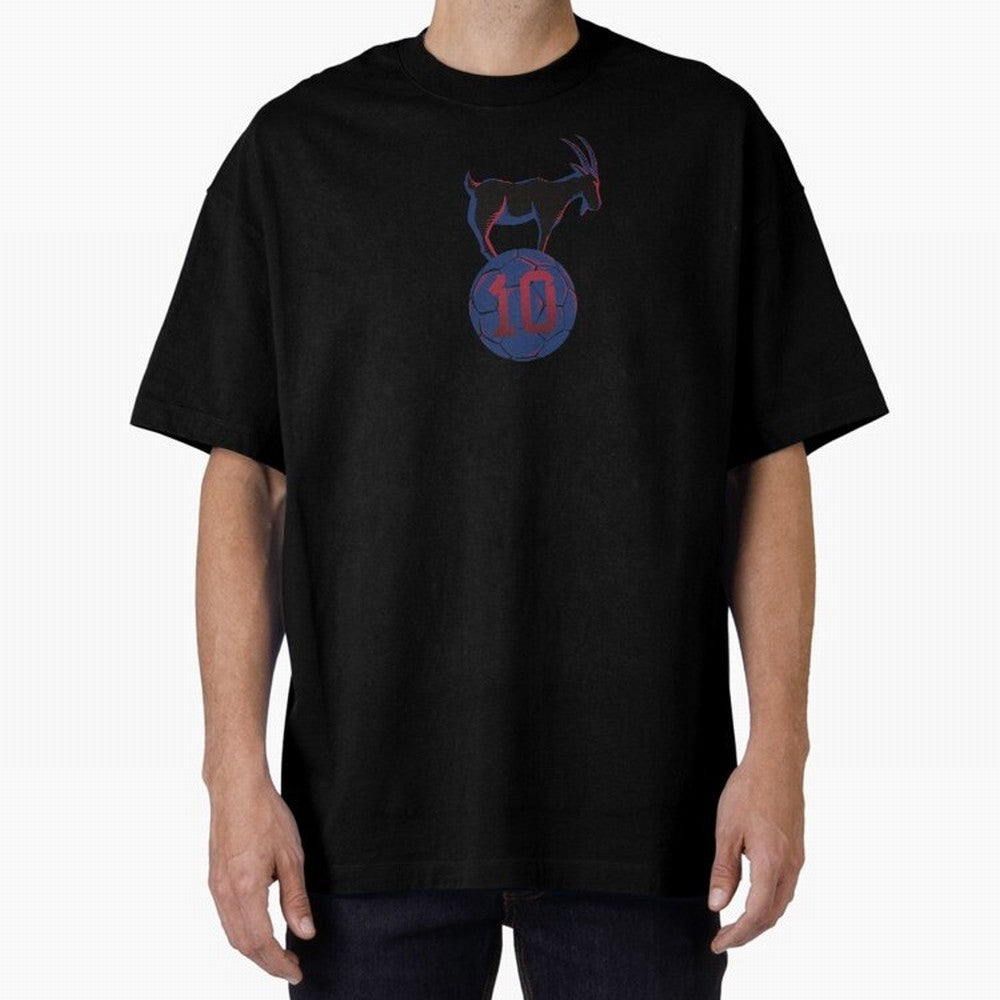 Messi 10 GOAT (Blue Soccer Ball FCB Futbol) Classic T-Shirt Live the Energy of FIFA World Cup 2026 Spirit, Celebrating Brazil, Portugal and Argentina, CR7, Football Passion, Legendary Performances, Festival Vibes and Supporter Community; Ideal for