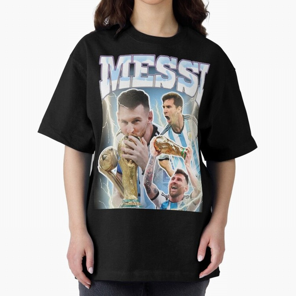 Messi Champion Vintage Retro Design Classic T-Shirt Celebrate the Magic of FIFA World Cup 2026 USA Canada Mexico for Fans of Messi, Neymar and Mbappe and Argentina, Bringing Football Festival Excitement, Trophy Ambitions, Country Rivalries and Star
